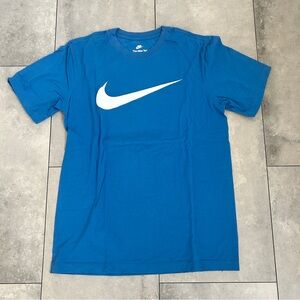 NIKE the nike tee Dodger blue swoosh t-shirt small